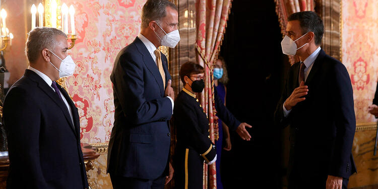 Presidente Iván Duque ante Rey Felipe VI de España Presidente Iván Duque ante Rey Felipe VI de España