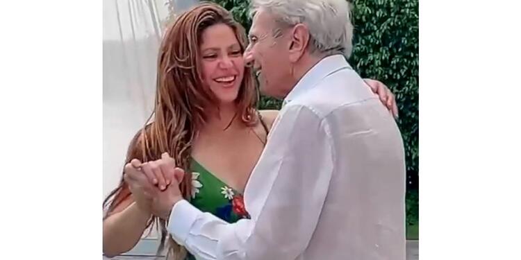 Shakira y su papá, William Mebarak