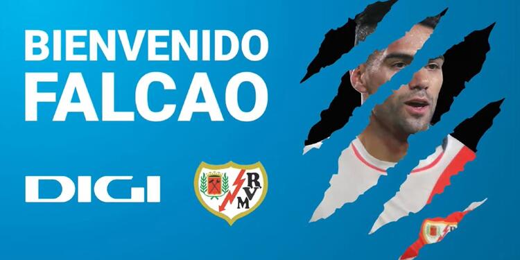 Falcao, presentación Rayo Vallecano