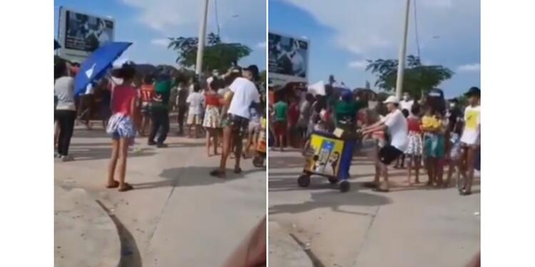 Vendedor de helados viral