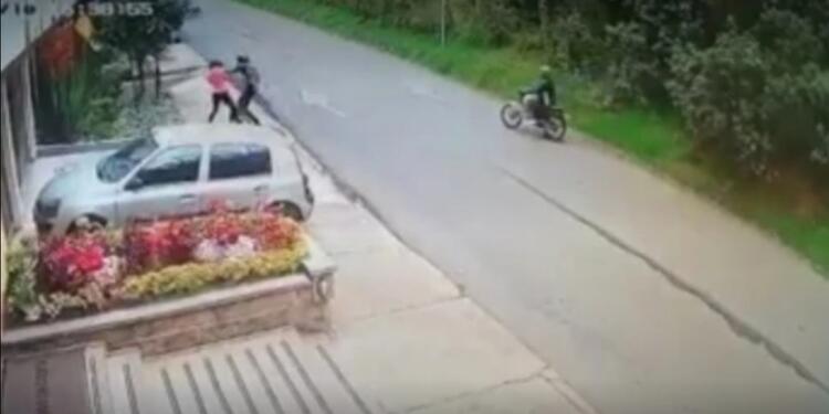 Robo a un mujer en Bogotá