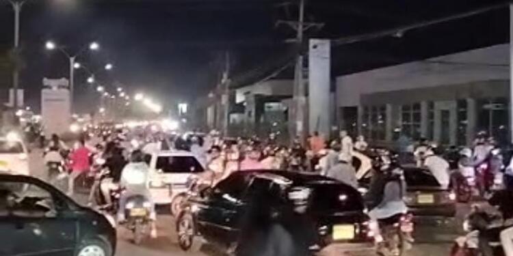 Más de 20 motos fueron inmovilizadas.