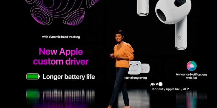 Presentación de AirPods de tercera generación Presentación de los nuevos AirPods
