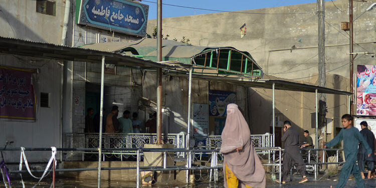 Calles de Afganistán Afganos recorriendo las calles de Kabul