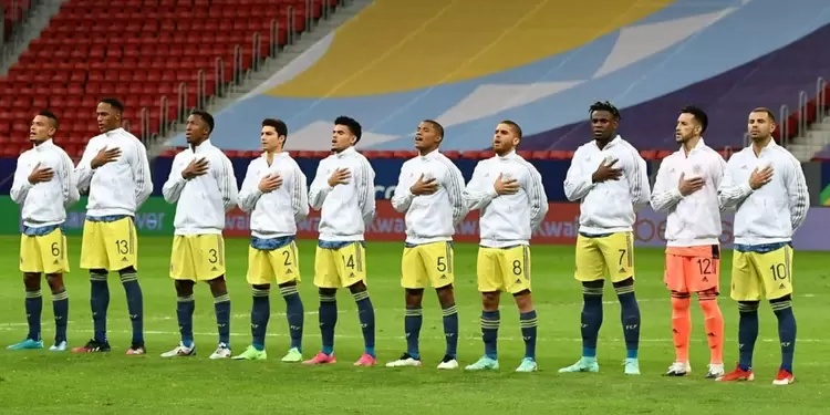 Jugadores de la Selección Colombia en la Copa América 2021
