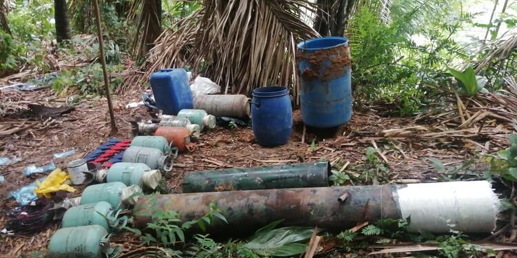 Explosivos en zona rural de Cúcuta
