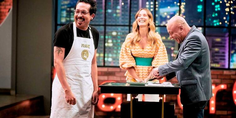 Frank Martínez en Master Chef Celebrity Frank Martínez ante el jurado de Master Chef Celebrity