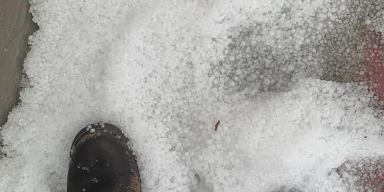 Granizada en Sucre, Santander