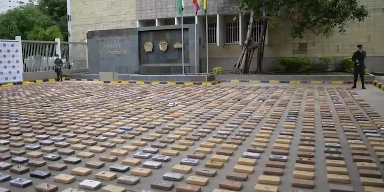 Droga incautada en el Puerto Marítimo de Cartagena