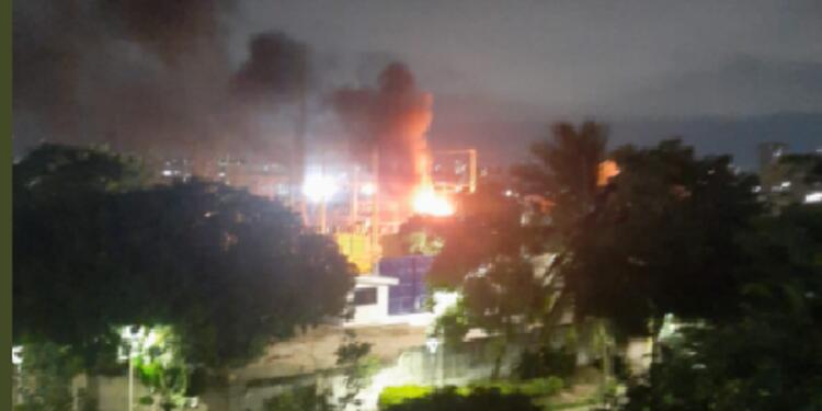 Incendio en subestación de Barranquilla.