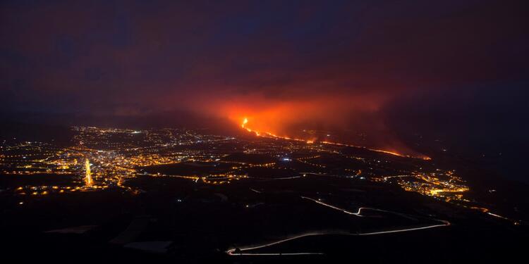 Lava del volcán Cumbre Vieja