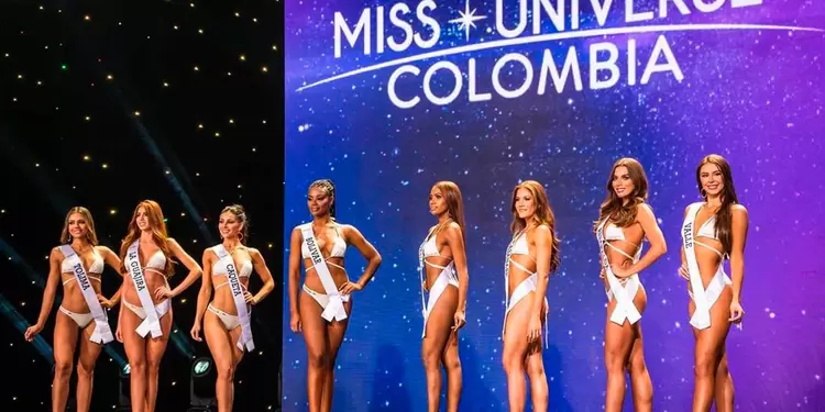 Desfile de traje de baño en Miss Universe Colombia Candidatas Miss Universe Colombia en traje de baño