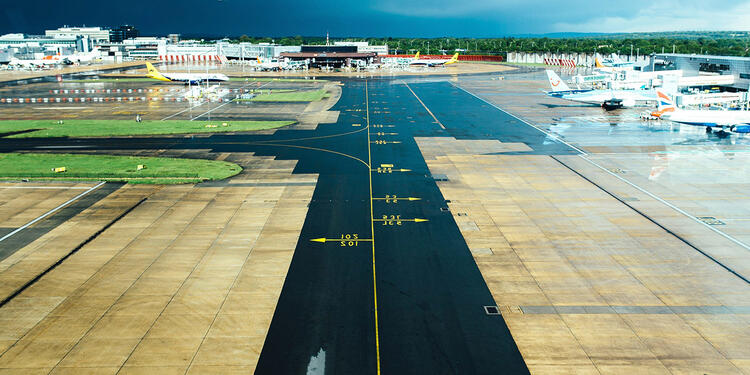 Pista de Aeropuerto Pista de aterrizaje de un aeropuerto