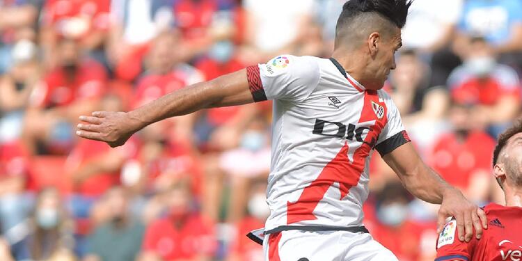 Radamel Falcao, juganto con el Rayo Vallecano Radamel Falcao García, Rayo Vallecano