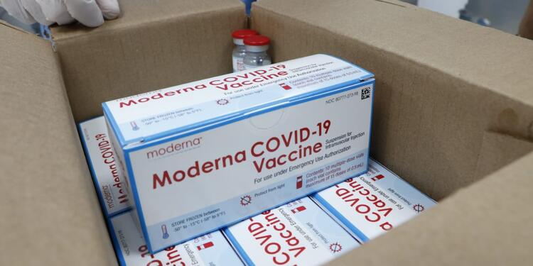 Vacunas de Moderna en Santander.