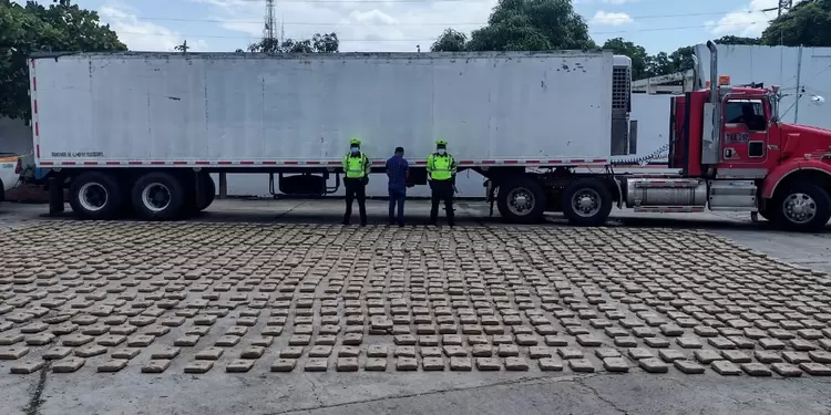Ubicaron una caleta en la zona de refrigeración del contenedor