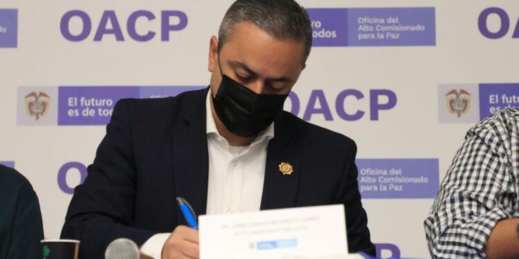 Alto Comisionado para la Paz, Juan Camilo Restrepo Gómez.