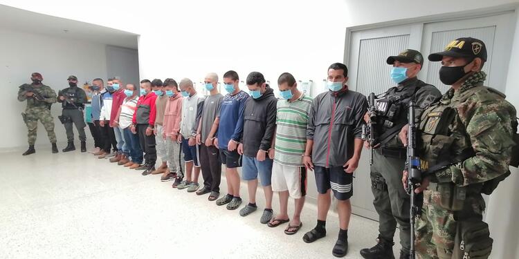 Capturados integrantes del 'Clan de Golfo' en Antioquia