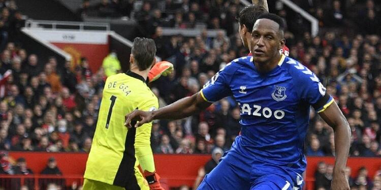 Yerry Mina en Everton