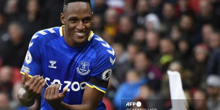 Yerry Mina, jugador de Everton de la Premier League