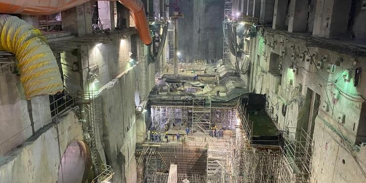 Obras en el megaproyecto Hidroituango.