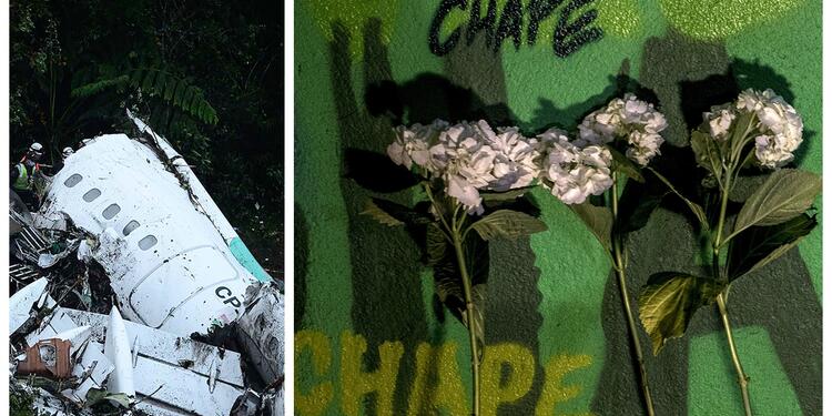 Avión accidentado con equipo de Chapecoense quedó destrozado El avión accidentado con el equipo de Chapecoense quedó destrozado