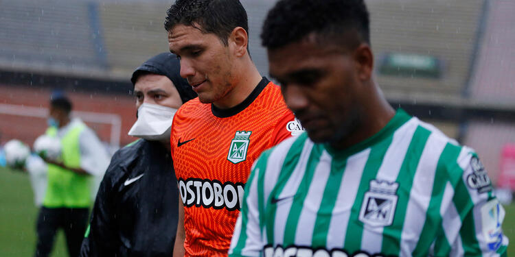 Aldair Quintana, guardameta de Atlético Nacional Aldair Quintana, portero de Atlético Nacional
