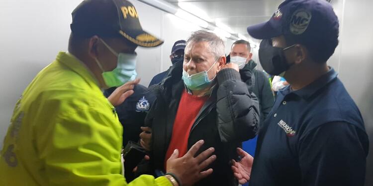 Carlos Mattos Carlos Mattos al llegar extraditado a Colombia