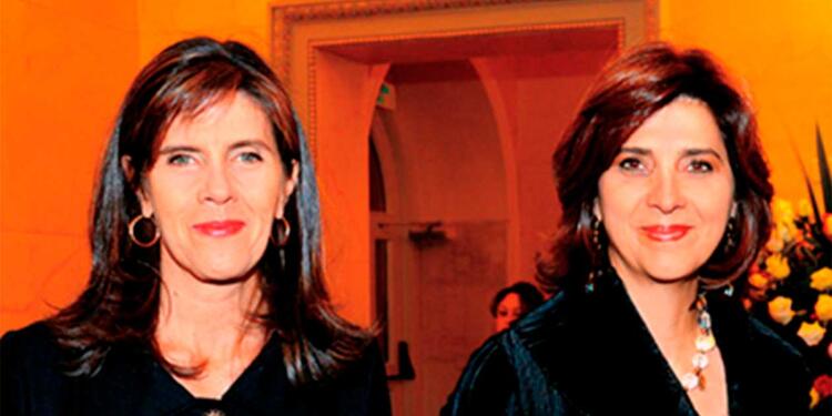 María Ángela Holguín y su hermana Carolina Holguín