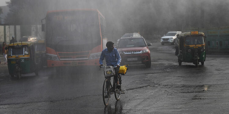 Nueva Delhi enfrenta alta contaminación en el aire Nueva Delhi con contaminación en el aire