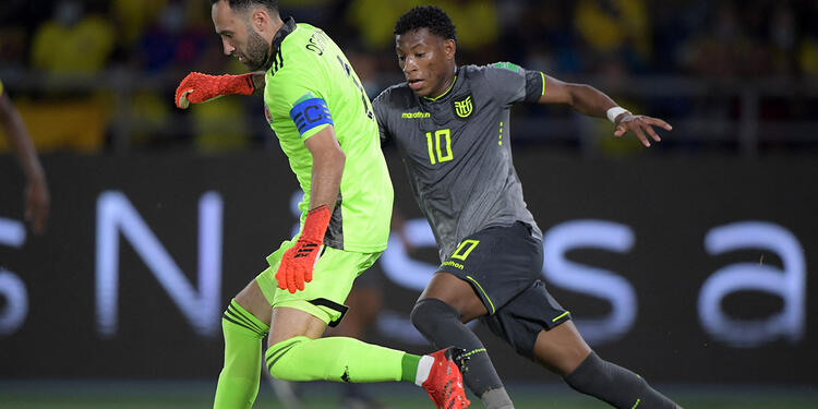 David Ospina, arquero de la Selección Colombia David Ospina con la Selección Colombia