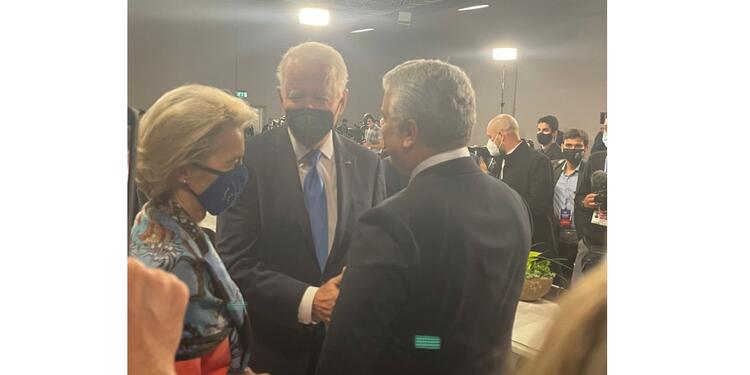 Presidentes Iván Duque y Joe Biden se reunieron en Glasgow