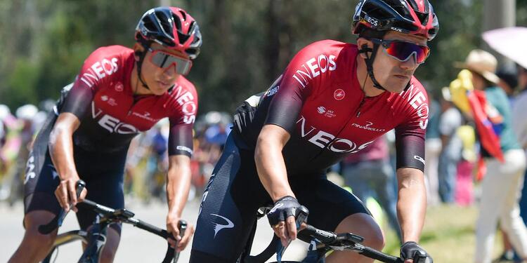 Egan y Carapaz en el Tour Colombia 2.1
