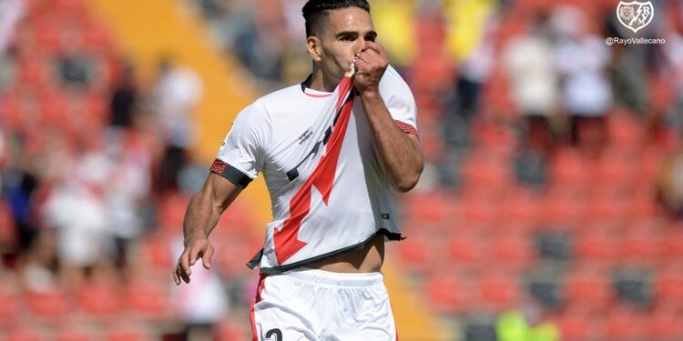 Falcao, Rayo Vallecano vs Celta de Vigo