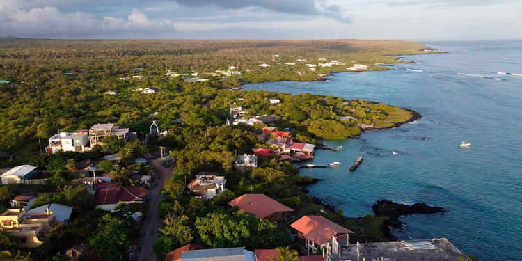Zona de la reserva marina en Galápagos Zona de la reserva marina en Galápagos