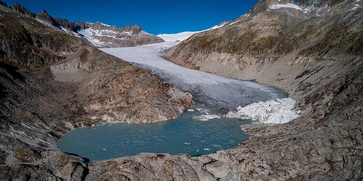 Glaciar del Ródano Glaciar del Ródano se derrite