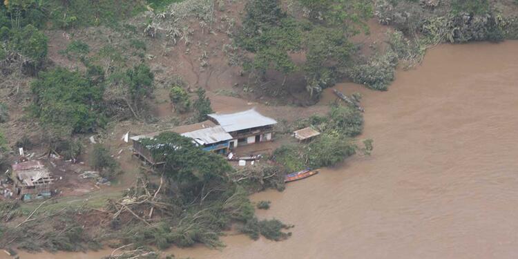 Fuertes lluvias en Alto Baudó, Chocó Inundaciones en el Alto Baudó, Chocó