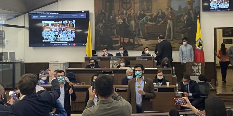Martín Rivera Álzate se opuso al POT con otros concejales en el Concejo de Bogotá Martín Rivera Álzate se opuso al POT con otros concejales en el Concejo de Bogotá