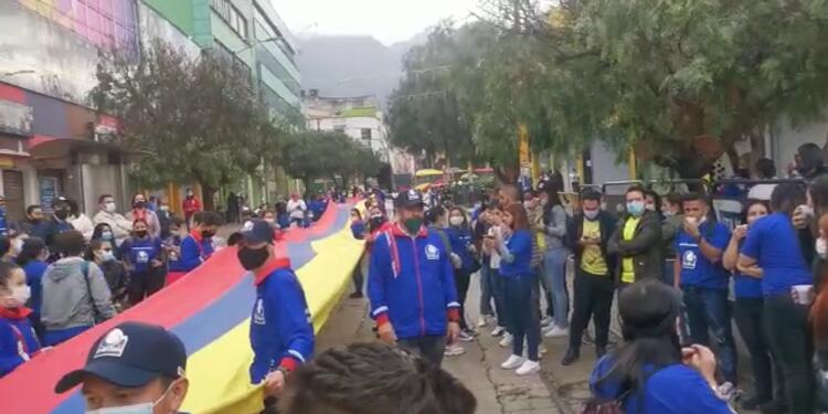 Comerciantes de San Victorino realizan protesta Protestas en San Victorino