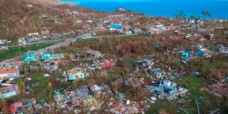 Providencia afectada por el huracán iota Providencia destrozada por el huracán iota