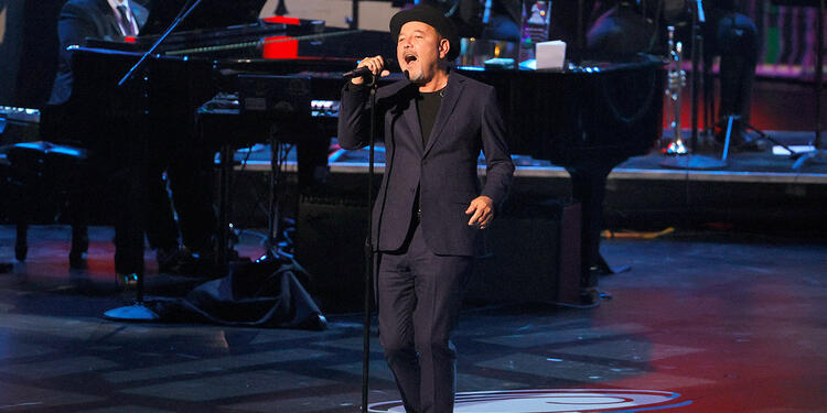 Rubén Blades, ícono de la salsa Rubén Blades, en un show