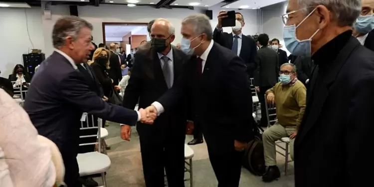 JUAN MANUEL SANTOS E IVÁN DUQUE