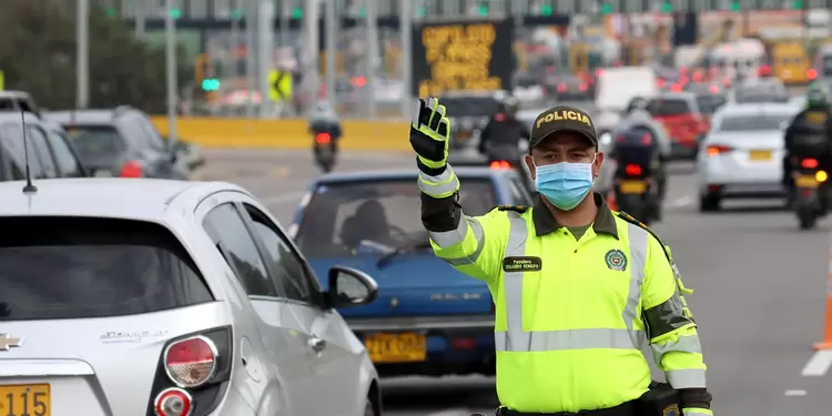 Peaje para salir por la Autopista Norte