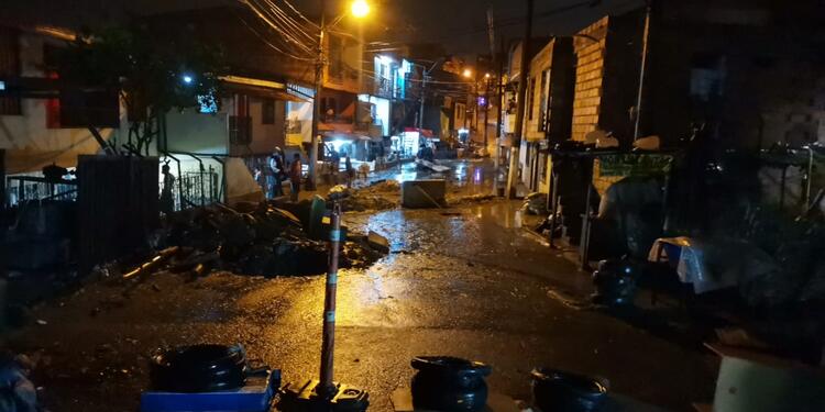 Inundaciones en Bello, Antioquia.