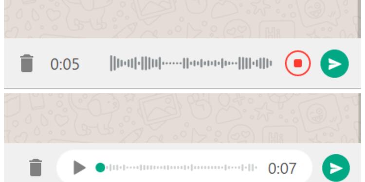 Notas de voz WhatsApp