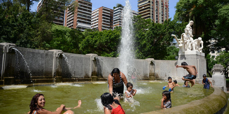 Ola de calor en Argentina