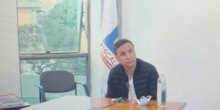 Jhonier Leal en audiencia Jhonier Leal en audiencia