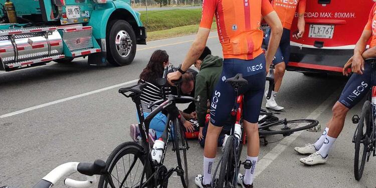 Egan Bernal accidente