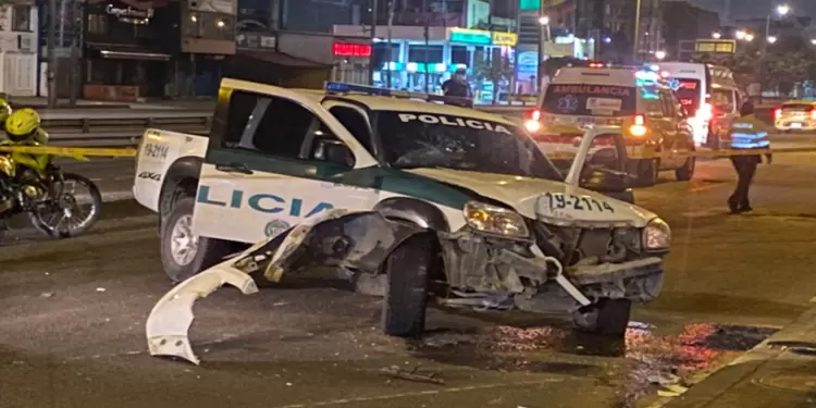 Borracho robó patrulla de la Policía en Suesca