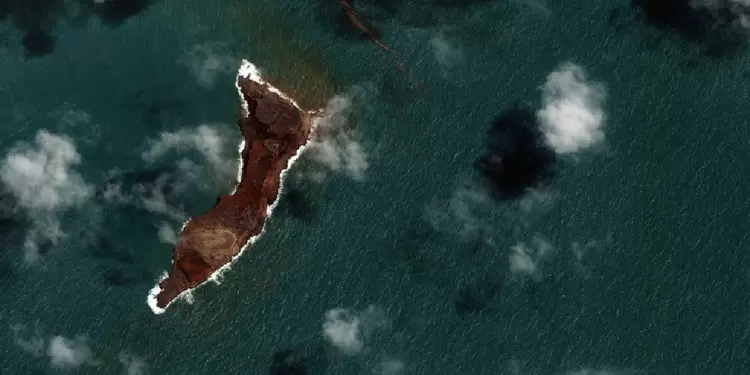 Tonga - erupción del volcán